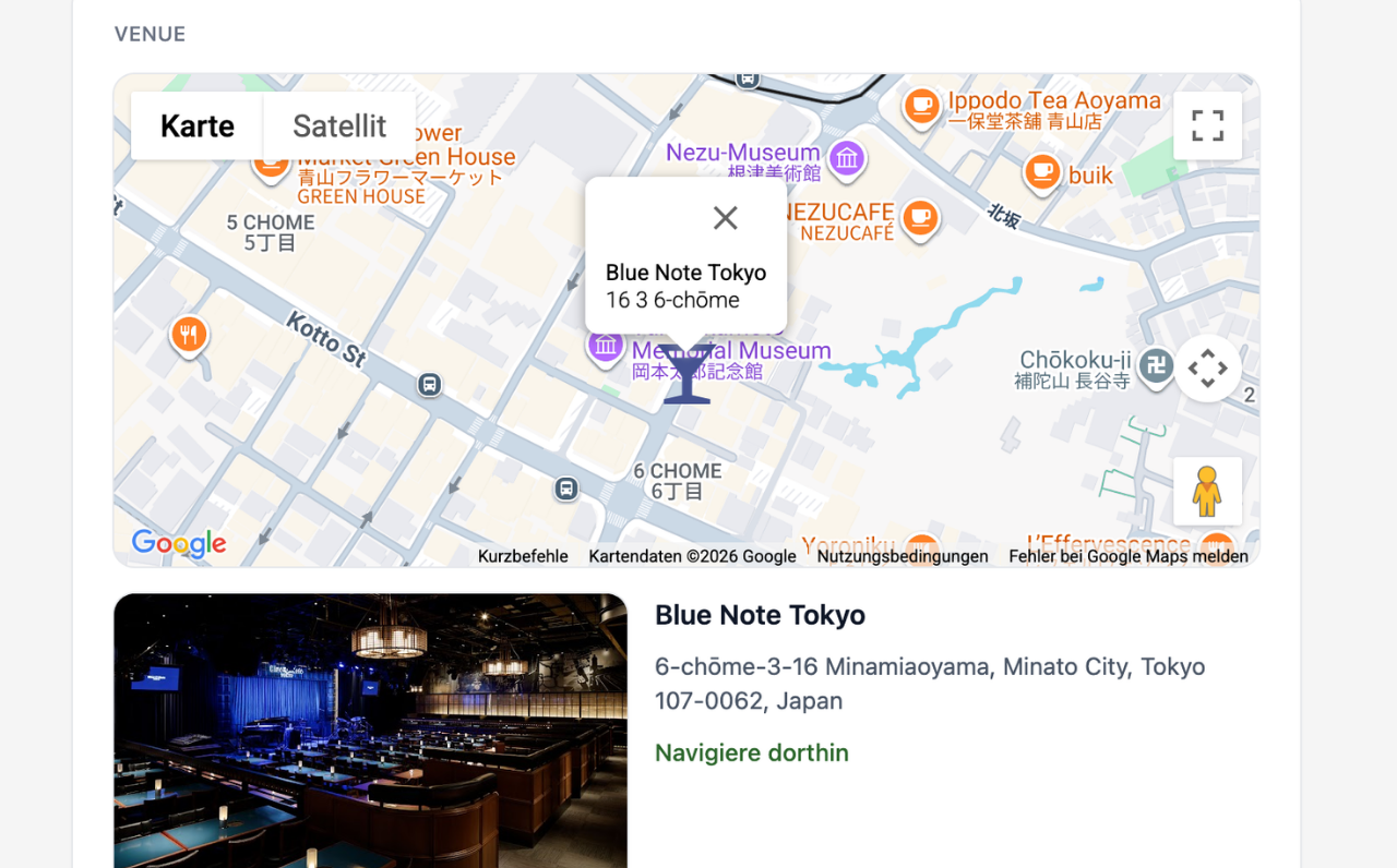 Gixtra gig details page